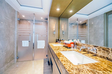 Washroom clean and tidy