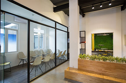 Going green in the workplace.